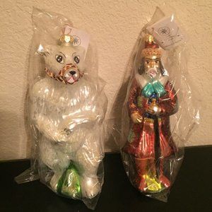 Christopher Radko 1997 “IVAN & MISHA” Ornaments, LE #759 of 10,000